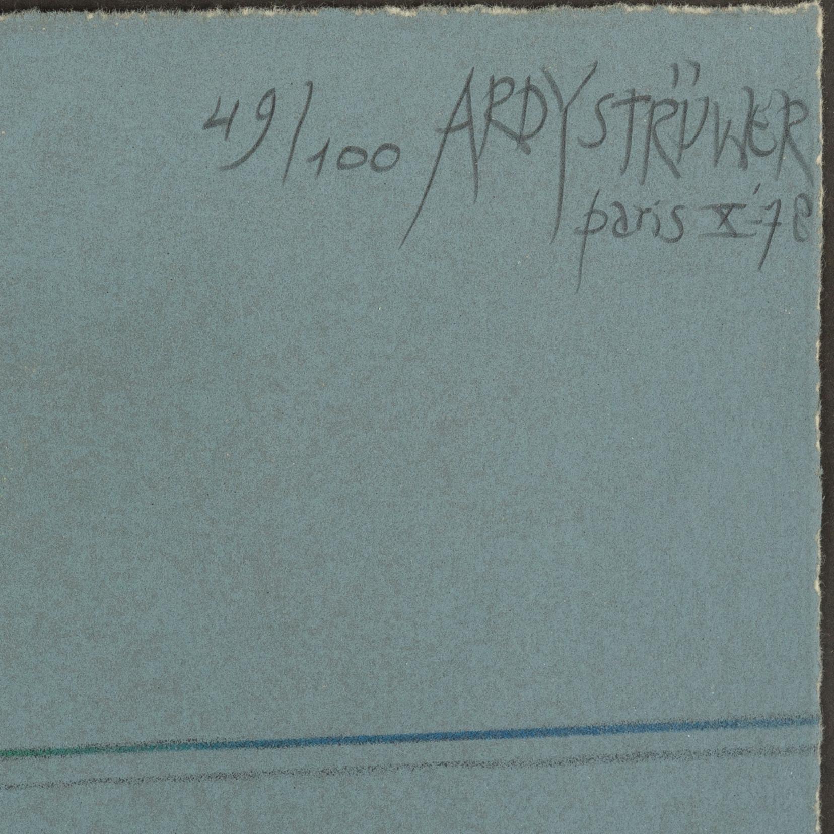ARDY STRÜWER, a colour lithograph, signed and numbered 49/100.