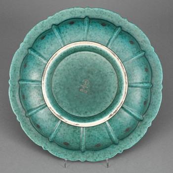 SKÅL, stengods, "Argenta", Wilhelm Kåge, Gustavsberg.