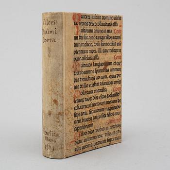 BOOK, Second Aldine edition of Valerius Maximus, 1514.