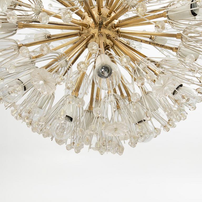 Emil Stejnar, Ceiling lamp, “Snowball”/“Dandelion”, for Rupert Nikoll, Austria, 1950s.