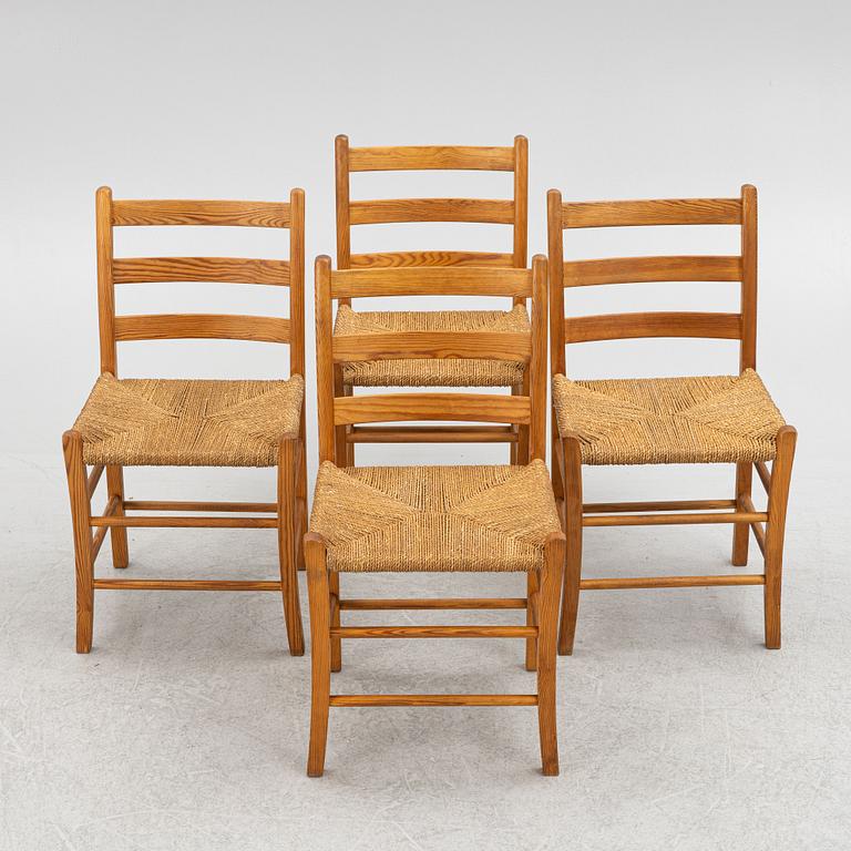 Chairs, 4 pcs, second half of the 20th century.