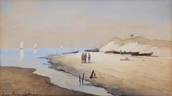661. Anna Palm de Rosa, Beach view from Skagen.