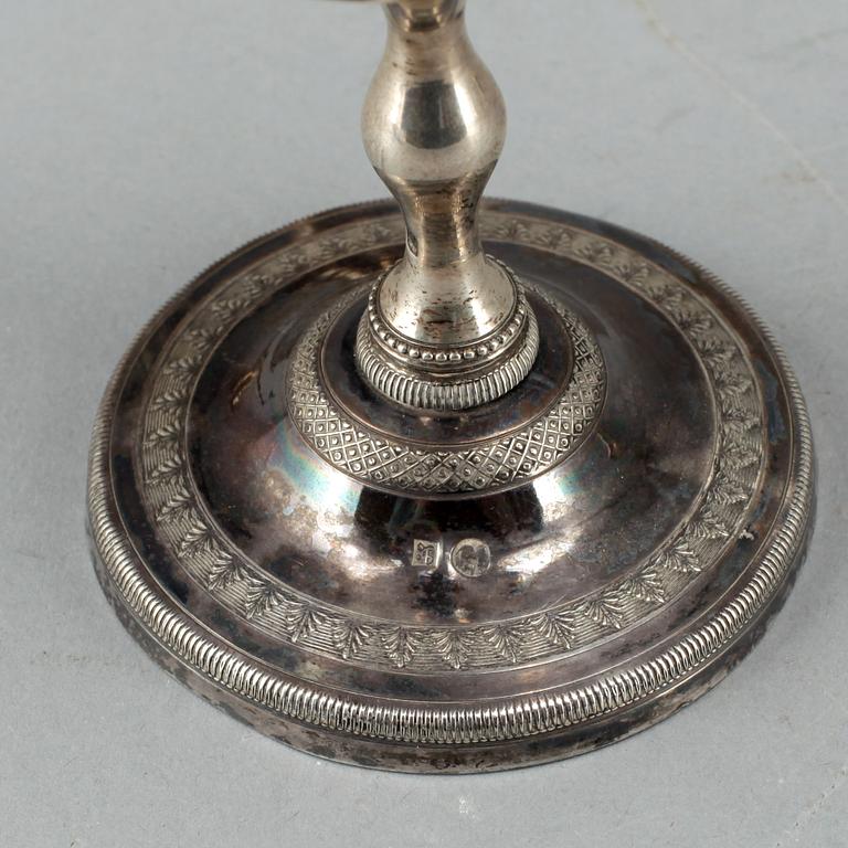 PARTI SILVER, 4 delar, Sverige resp Egypten. 17-1900-tal. Total vikt ca 456 g.