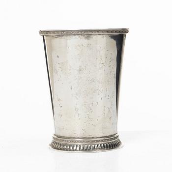 Eric Råström, bägare, silver, Råströms Silver- O Nysilverfabrik, Stockholm, 1949.