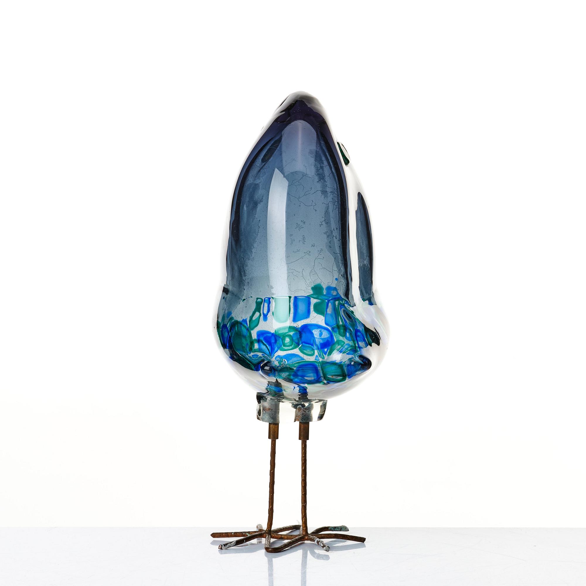 Alessandro Pianon, a "Pulcino" glass bird by Vistosi, Italy 1960's.