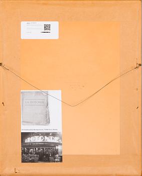 ESTER HELENIUS, litografi ur mappen "La Rotonde", signerad och daterad Paris 1920.