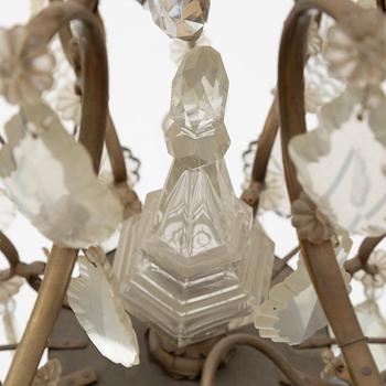 Chandelier, Rococo style, first half of the 20th century.