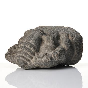 A stone carving of Ganesha, India, 20th century.