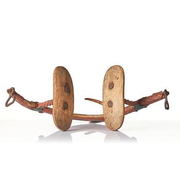 A Swedish part horse harness, 18th / 19th century.