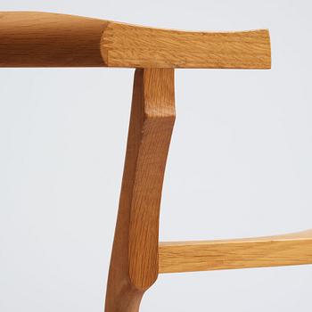 Oscar Tusquets Blanca, a set of 8 oak chairs, "The Gaulino Chair", Carlos Jane, Spain, first edition ca 1987-1988.