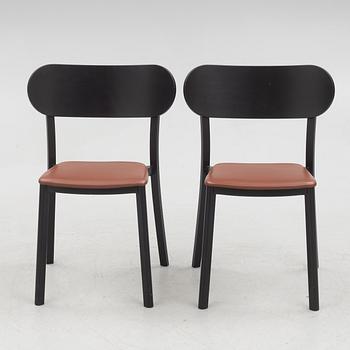 Jonas Lindvall, six chairs, 'Hundranian', Stolab, 2019.