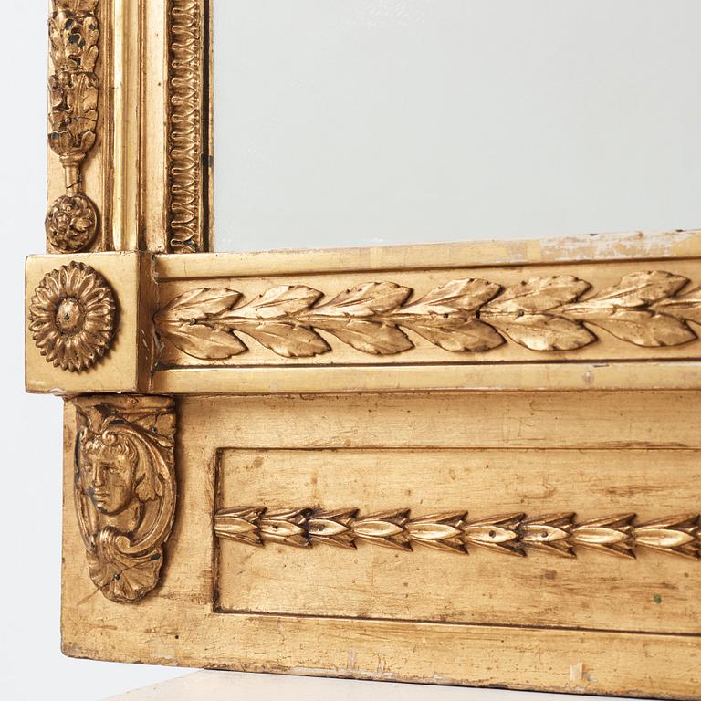A Late Gustavian mirror attributed to Pehr Ljung.