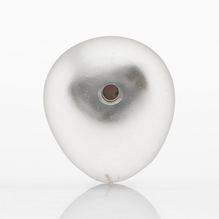 Marja Hepo-aho, glass sculpture 'Strange Beach' signed MH 2018, Glass Studio Mafka&Alakoski Riihimäki.