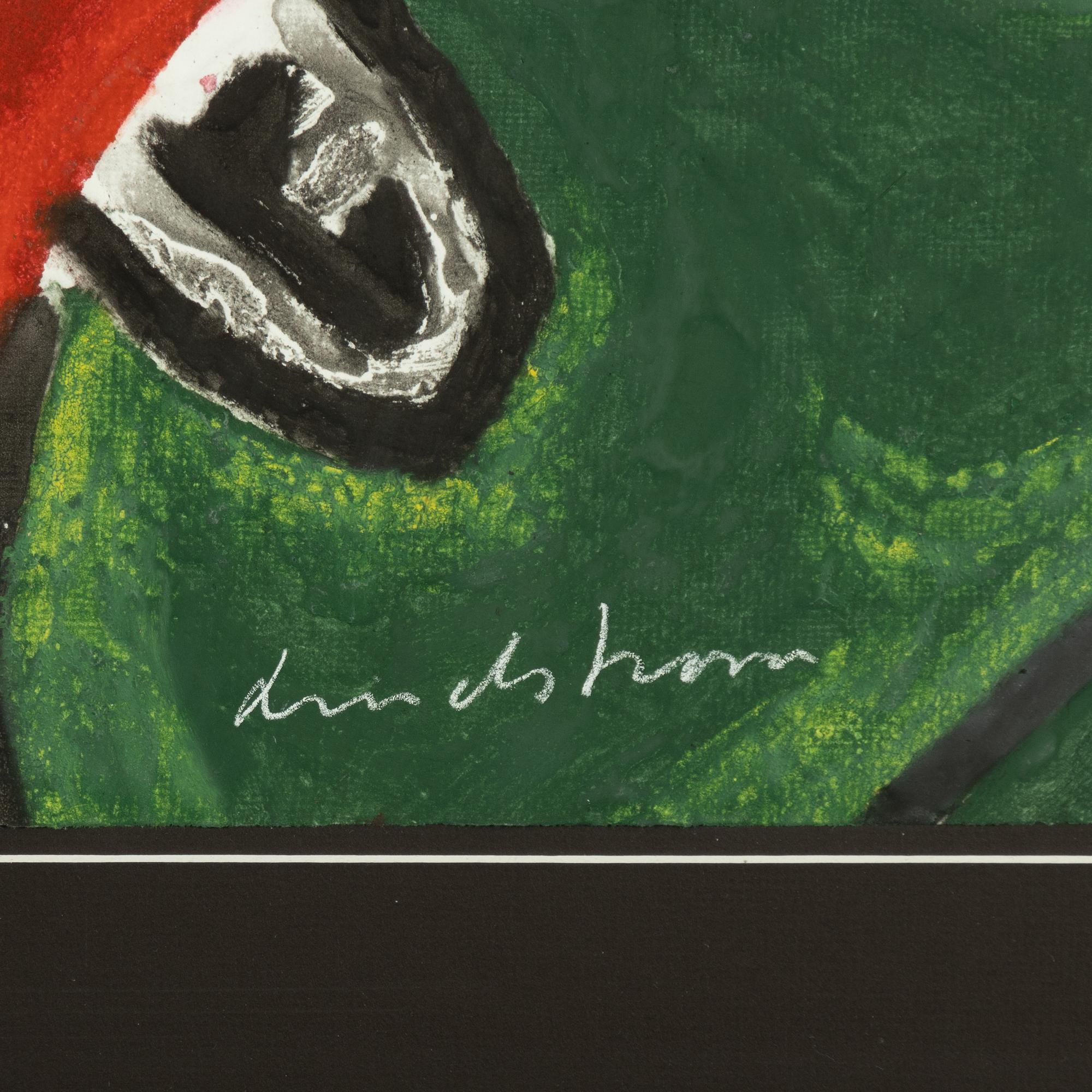 Bengt Lindström, Composition with Green Face.