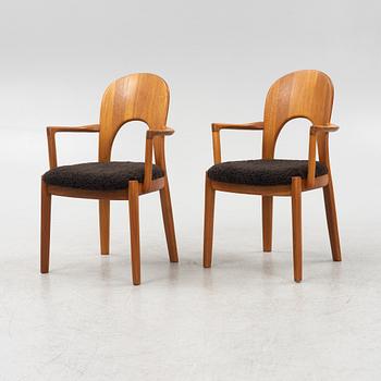 Niels Koefoed, armchairs, a pair, Denmark, 1960s.