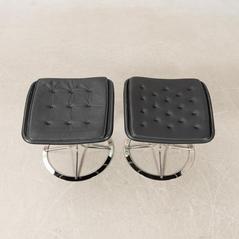 Bruno Mathsson, footstools, a pair, "Jetson", DUX.