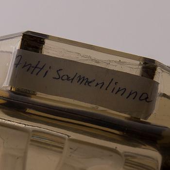 ANTTI SALMENLINNA, MALJA, lasia, "Seitsemän veljestä", Antti Salmenlinna, Riihimäen Lasi, 1930/40-tal.