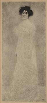 Gustav Klimt, "Portrait of Serena Lederer".