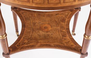 A Gustavian marquetry and gilt-brass mounted tray-table by G. Iwersson (master 1778-1813).