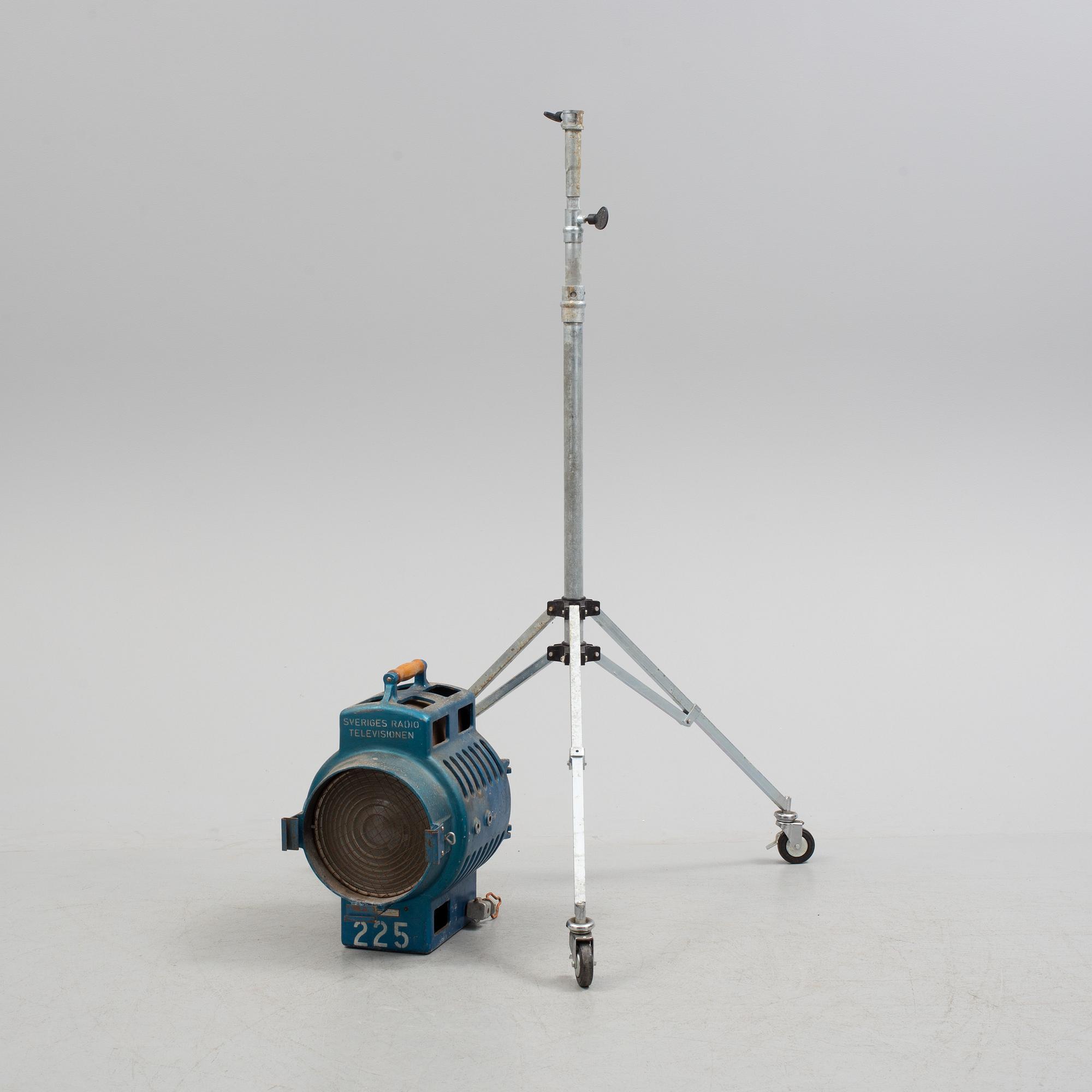 A spotlight, provenance The Swedish Television.