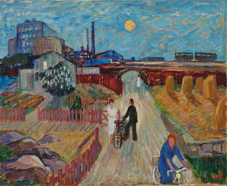 Tove Jansson, "Förstadsvy".