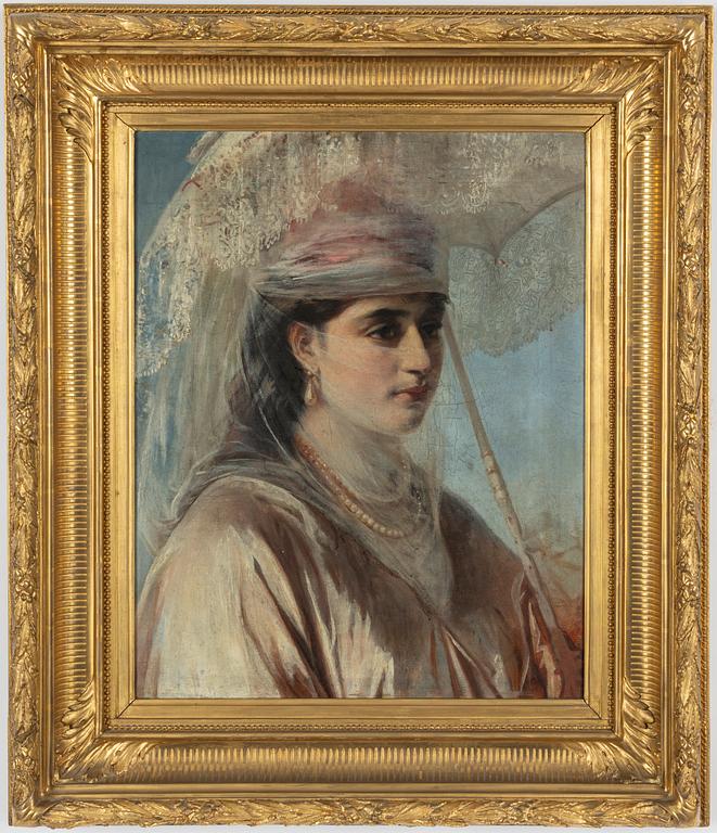 Unknown artist, 19th century, Portrait of a Woman.