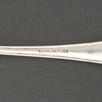 A mid 20th century 109 part silver cutlery set.