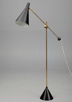 GOLVLAMPA, modell K 10-11, design Tapio Wirkkala, märkt Idman, 1900-talets mitt.