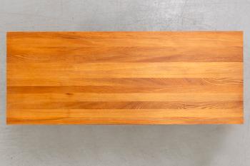 An oak Pagoda coffee table by L.E Gant, Malmö.