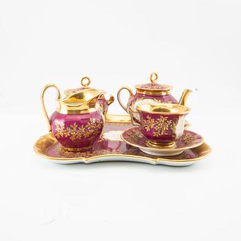 Tea service 5 dlr new rococo mid-19th century.