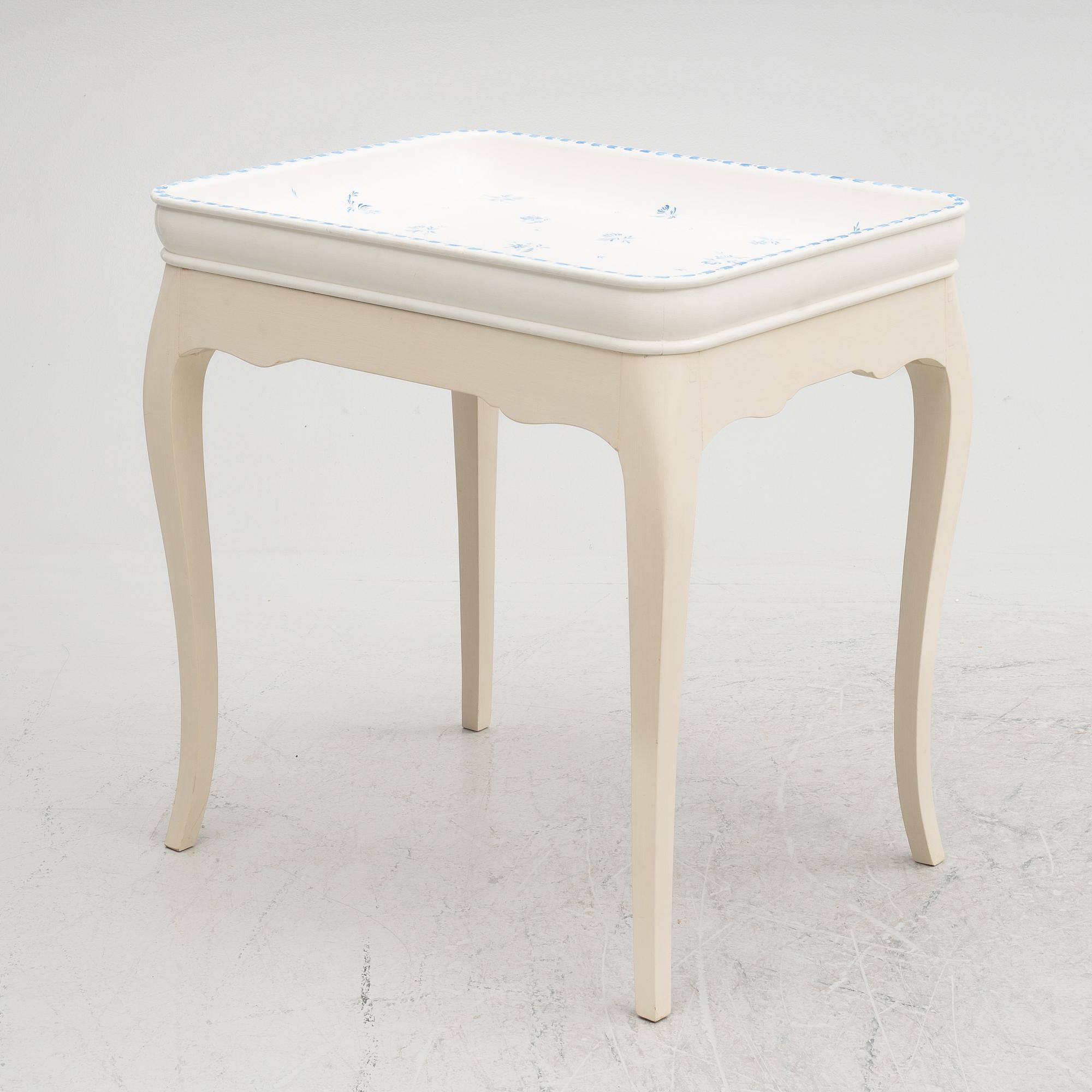 A 'Hällestad'  table, from IKEA's 18th-century series, late 20th Century.