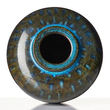 Wilhelm Kåge, a Farsta stoneware urn, Gustavsberg Studio 1958.