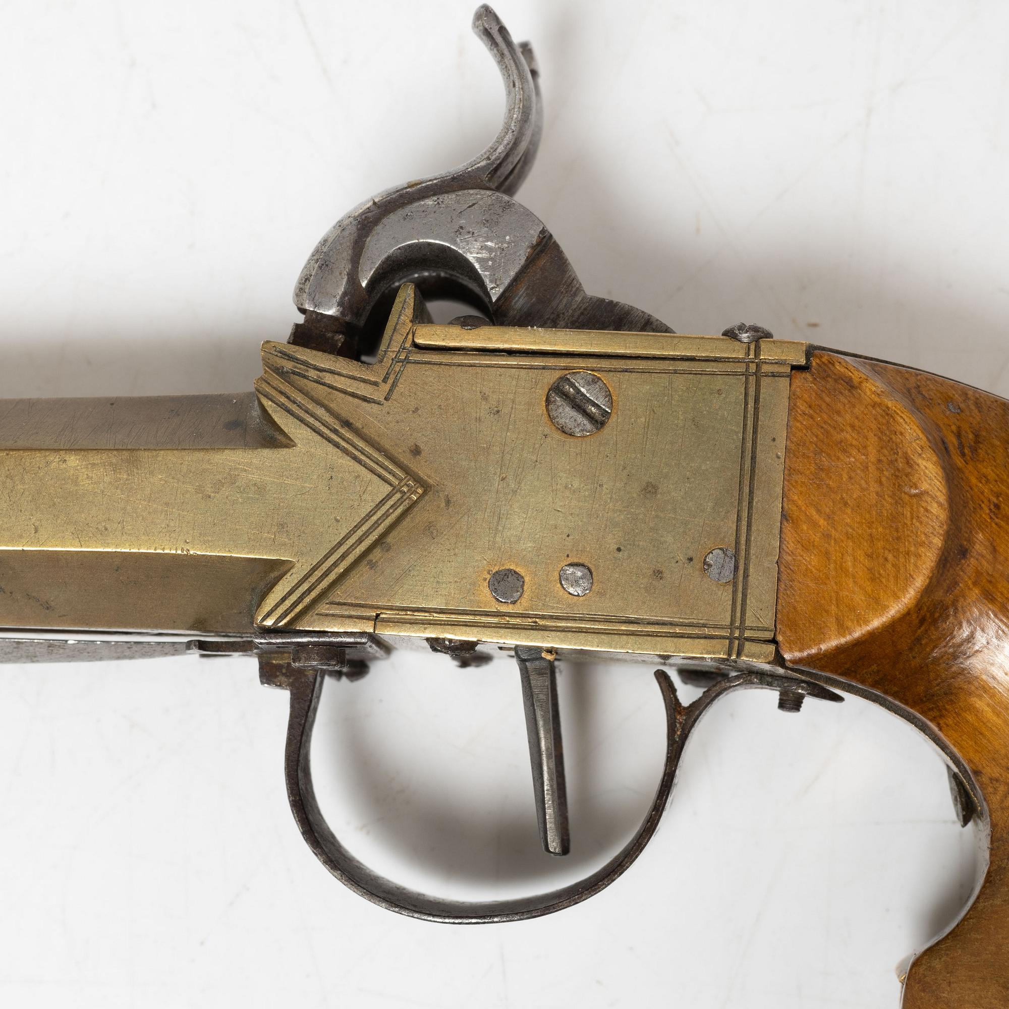 Slaglåspistoler, 3 st, 1800-talets andra hälft.