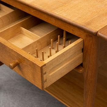 HANS J WEGNER, a sewing table for Andreas Tuck, Denmark, second half of the 20th century.