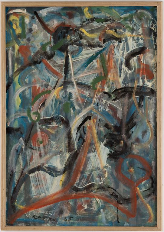 Herbert Gentry, olja på duk, signerad och daterad -65.