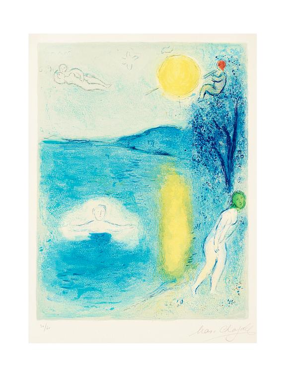 Marc Chagall, "La saison d'été", from: "Daphnis et Chloé".