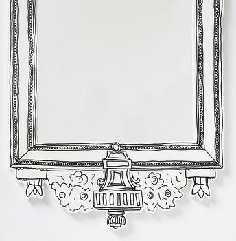 Eric Ericson, a "Gustaviansk" mirror for Firma Svenskt Tenn, Sweden post 2000.