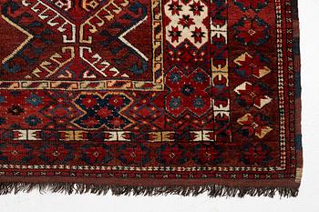 Matta, antik Beshir, Västra Turkmenistan, ca 597 x 240 cm.