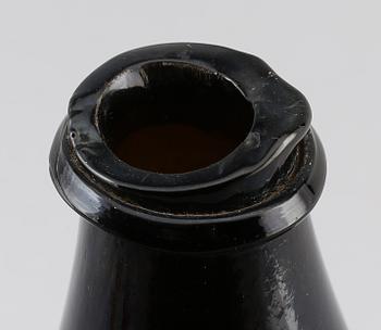 FLASKA, glas, sannolikt 1800-tal.