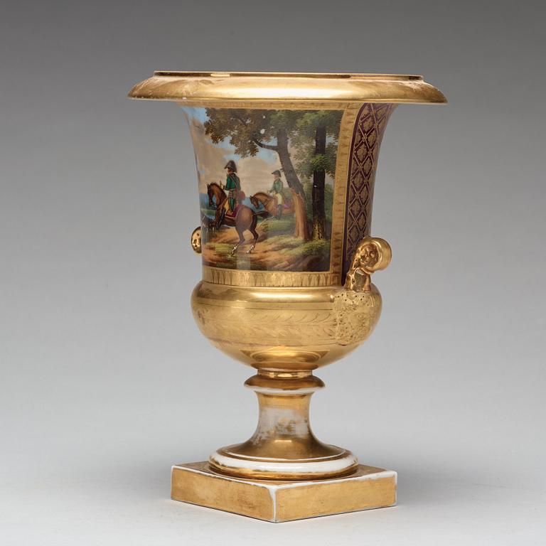 A Medici shaped urn, Empire, early 19th Century, presumably Russia.