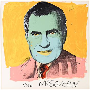 322. Andy Warhol, "Vote McGovern".