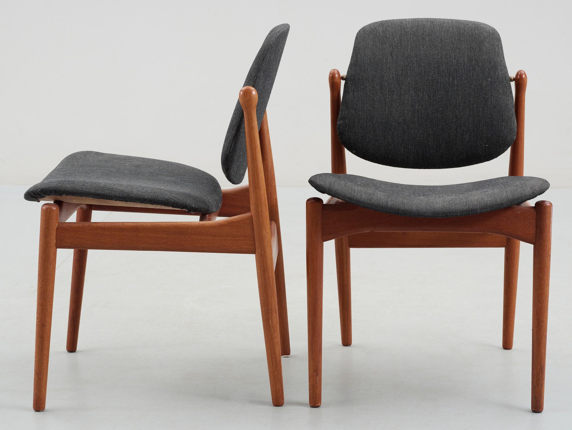 STOLAR, 4 st, Arne Vodder, France & Daverkosen, Danmark, 1950-tal.