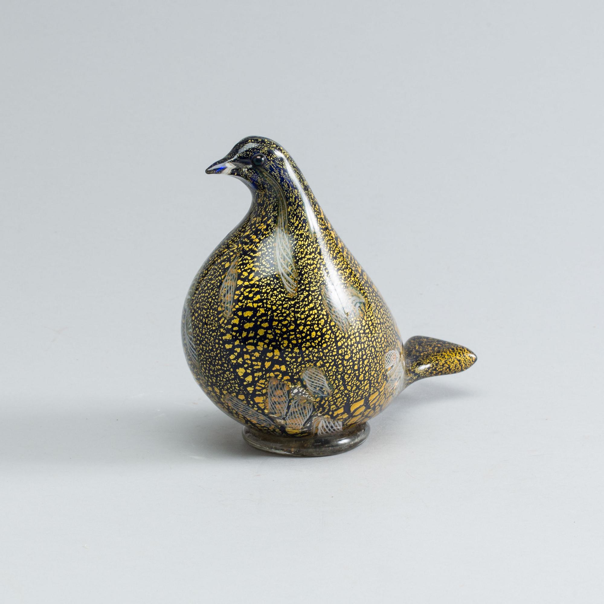 A GIULIO RADI ARTE VETRARIA MURANESE GLASS FIGURINE, second half of 20th century.