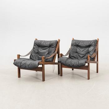 Torbjørn Afdal, a pair of "Hunter" armchairs, Bruksbo, Norway, later part of the 20th century.