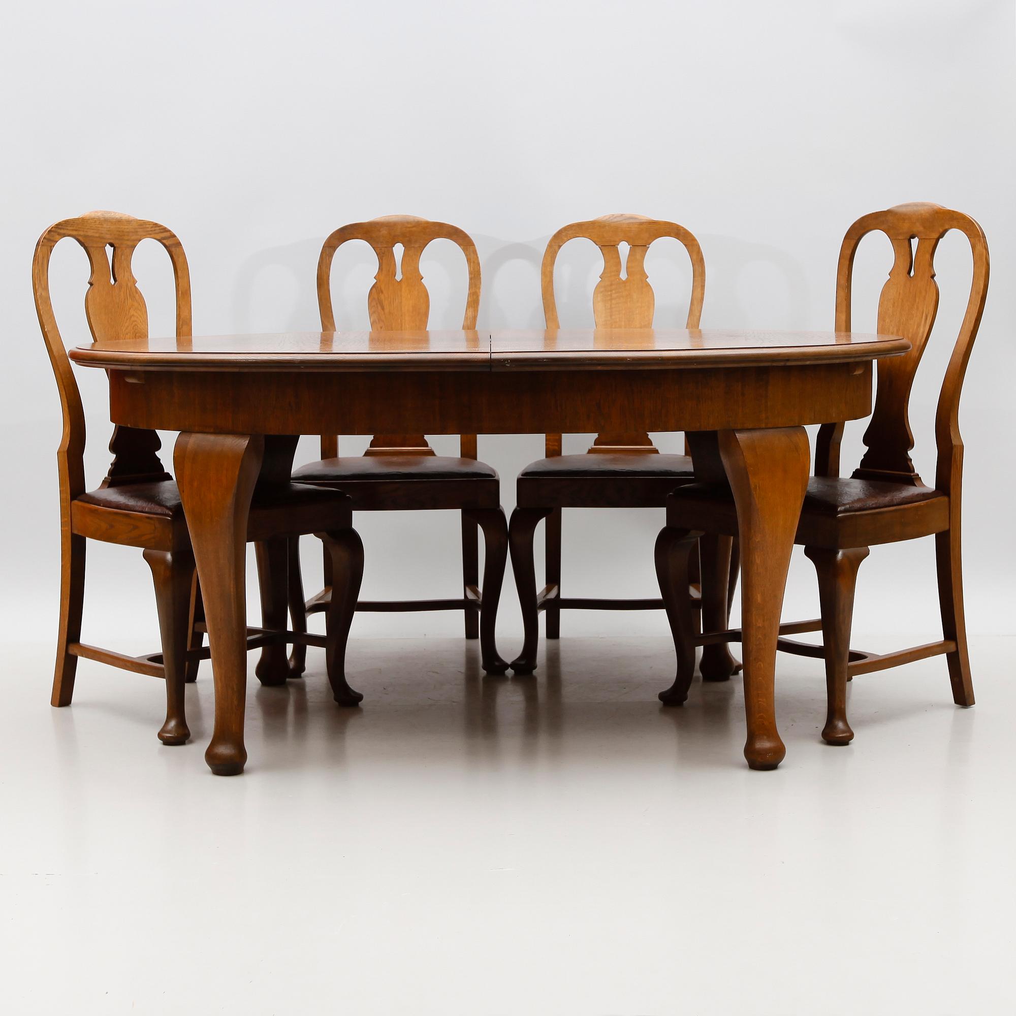 MATGRUPP, 6 delar, rokokostil, 1900-talets första hälft.