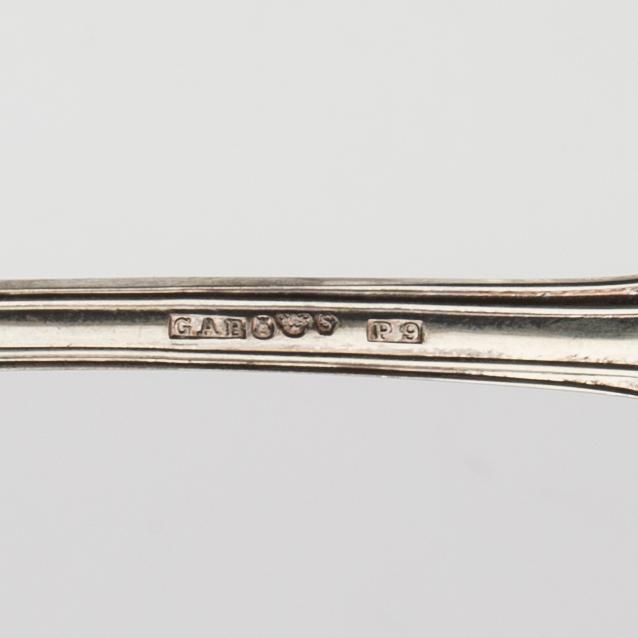 Cutlery 35 pcs "Olga" silver GAB Stockholm 1960s.