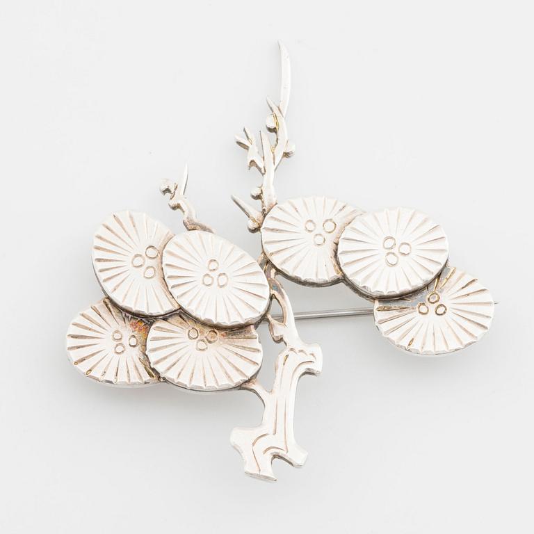 WIWEN NILSSON BROOCH  sterling silver, Lund 1958.