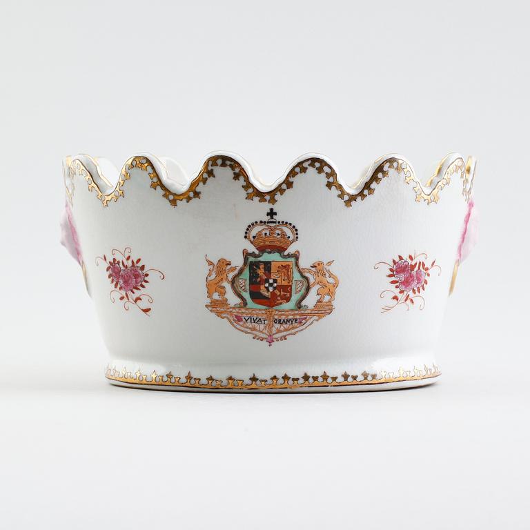 GLASSKÖLJARE, porslin, 1900-/2000-tal.