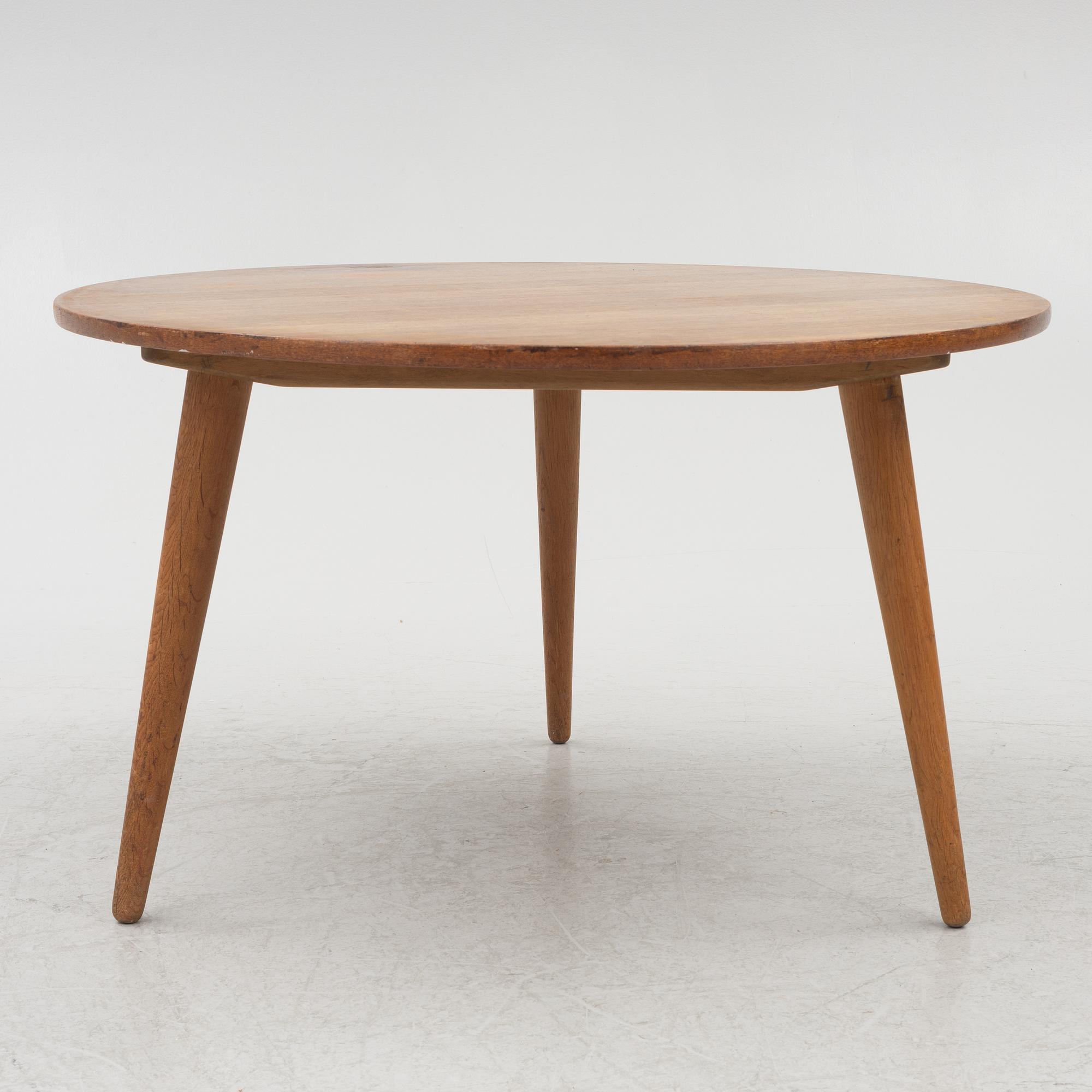 Hans J. Wegner, a model 'CH008', Andreas Tuck, Denmark, mid 20th Century.