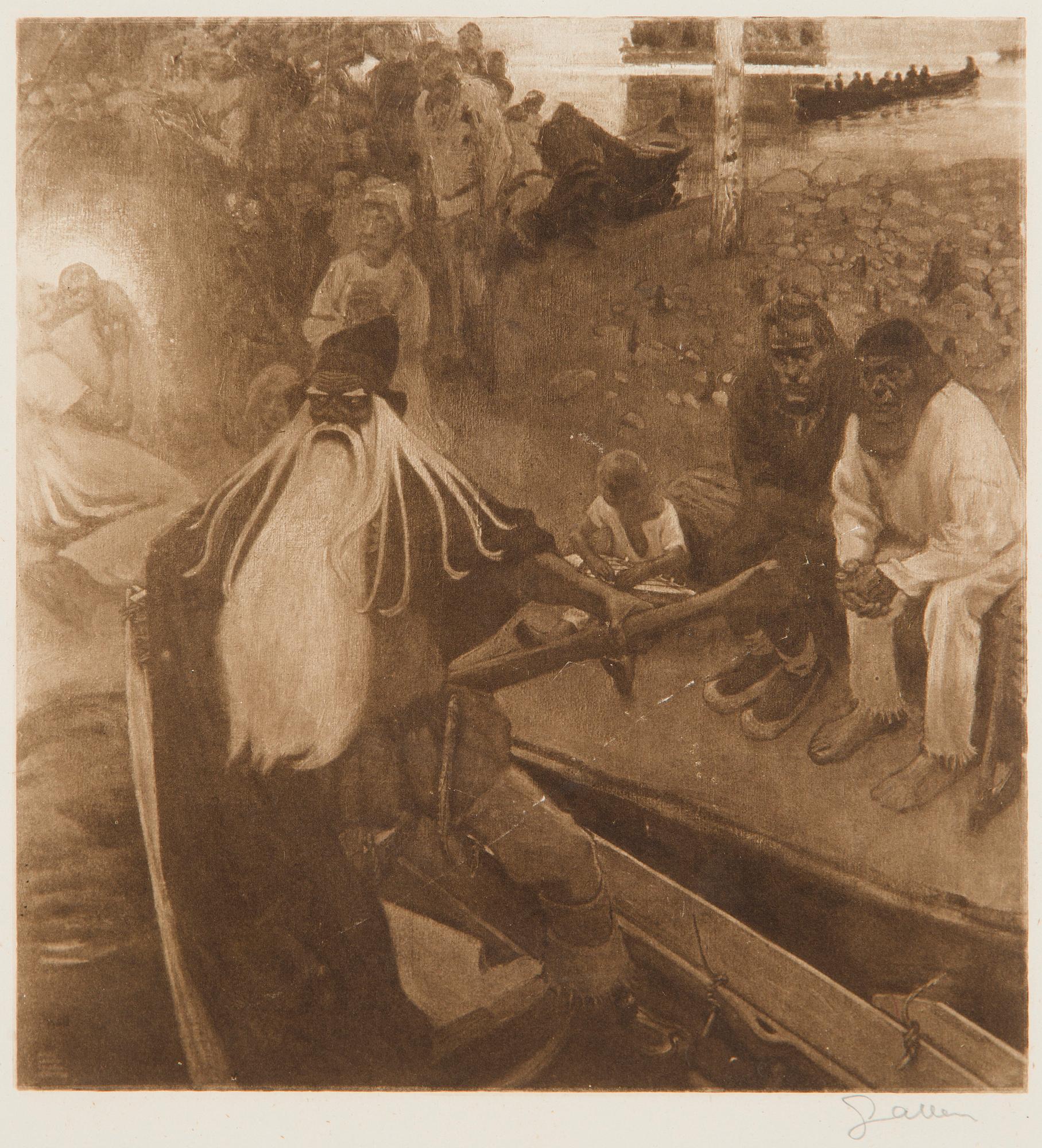 Akseli Gallen-Kallela, "Väinämöisen lähtö".